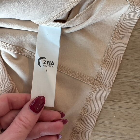 Zyia Moab Form Zipper Jacket Beige Pattern Large - Picture 8 of 8